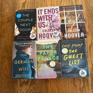Assorted Bestseller Book Collection